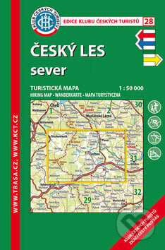 Český les - sever 1:50 000, Klub českých turistů, 2017