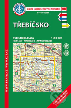 Třebíčsko 1:50 000 (Turistická mapa) - kniha z kategorie Mapy