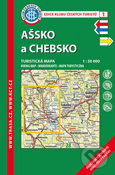 Ašsko a Chebsko 1:50 000, Klub českých turistů, 2016