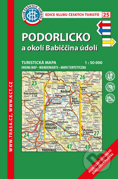 Podorlicko a okolí Babiččina údolí 1:50 000, Klub českých turistů, 2019