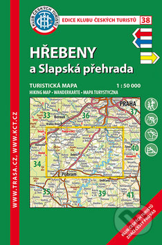 Hřebeny a Slapská přehrada 1:50 000 (Turistická mapa) - kniha z kategorie Mapy