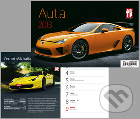Auta - stolní kalendář 2013, Helma, 2012