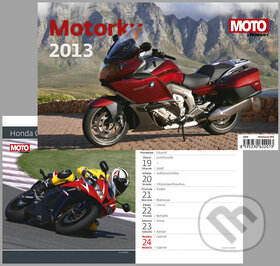 Motorky - stolní kalendář 2013, Helma, 2012
