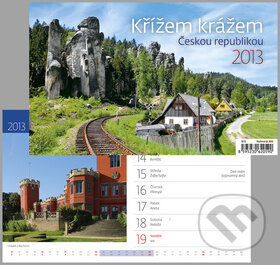 Křížem krážem Českou republikou - stolní kalendář 2013, Helma, 2012