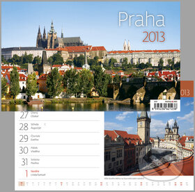 Praha - stolní kalendář 2013, Helma, 2012