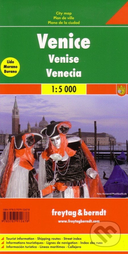 Venice 1:5 000, freytag&berndt, 2014