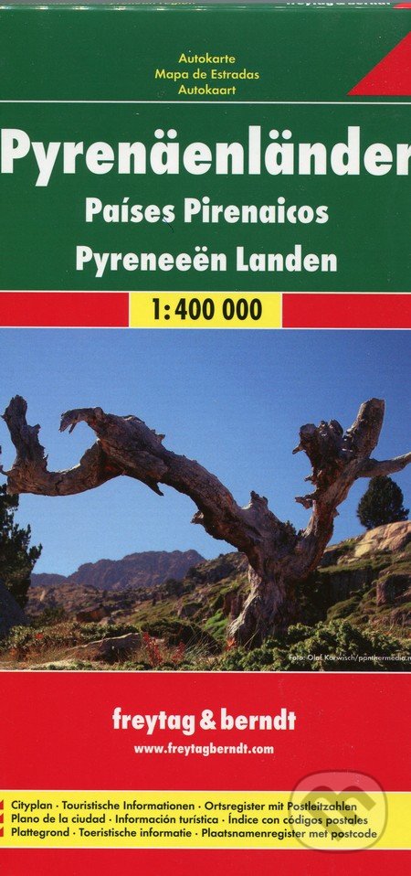 Pyrenäenländer 1:400 000, freytag&berndt, 2013
