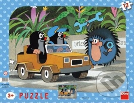 Puzzle: Krtko a autíčko (Dino)