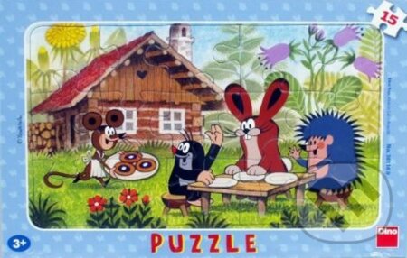 Krtko na návšteve - puzzle z kategorie 15 - 60 dílků