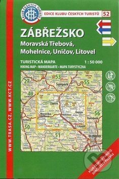 Zábřežsko, Moravská Třebová, Mohelnice, Uničov, Litovel 1:50 000, Klub českých turistů, 2018