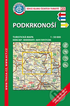 Podkrkonoší 1:50 000, Klub českých turistů, 2019