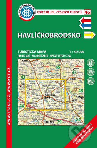 Havlíčkobrodsko 1:50 000 (Turistická mapa) - kniha z kategorie Mapy