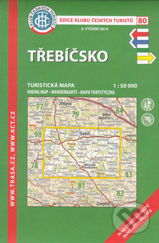 Třebíčsko 1:50 000, Klub českých turistů, 2014