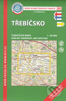 Třebíčsko 1:50 000 (Turistická mapa) - kniha z kategorie Mapy
