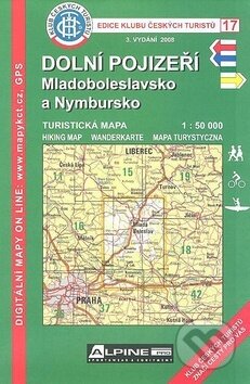Dolní Pojizeří, Mladoboleslavsko a Nymbursko 1:50 000, Klub českých turistů, 2008