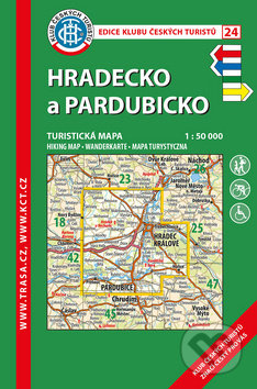 Hradecko a Pardubicko 1:50 000, Klub českých turistů, 2019
