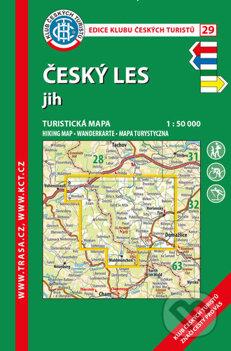 Český les - jih 1:50 000, Klub českých turistů, 2021