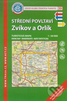 Střední Povltaví 1:50 000 (Zvíkov a Orlík), Klub českých turistů, 2018