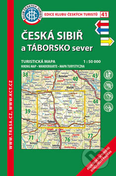 Česká sibiř a Táborsko sever 1:50 000, Klub českých turistů, 2017