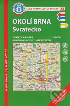 Okolí Brna, Svratecko 1:50 000, Klub českých turistů, 2015