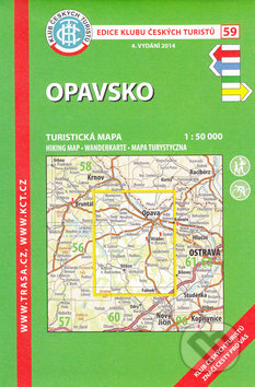 Opavsko 1:50 000, Klub českých turistů, 2014