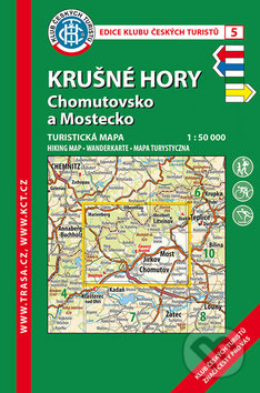 Krušné Hory, Chomutovsko a Mostecko 1:50 000, Klub českých turistů, 2016