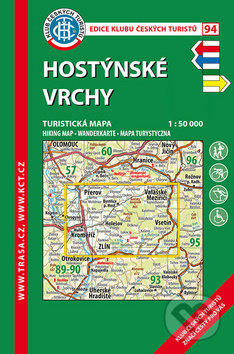 Hostýnské vrchy 1:50 000, Klub českých turistů, 2014