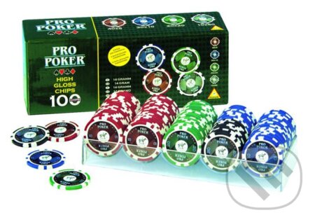 Poker - Poker Chips 100 High Gloss, Piatnik, 2021
