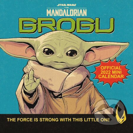 Oficiálny mini kalendár 2022 Star Wars TV seriál The Mandalorian: Baby Yoda, , 2021