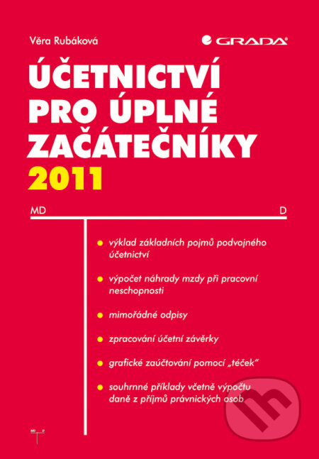 E-kniha: Účetnictví pro úplné začátečníky 2011 (Věra Rubáková)