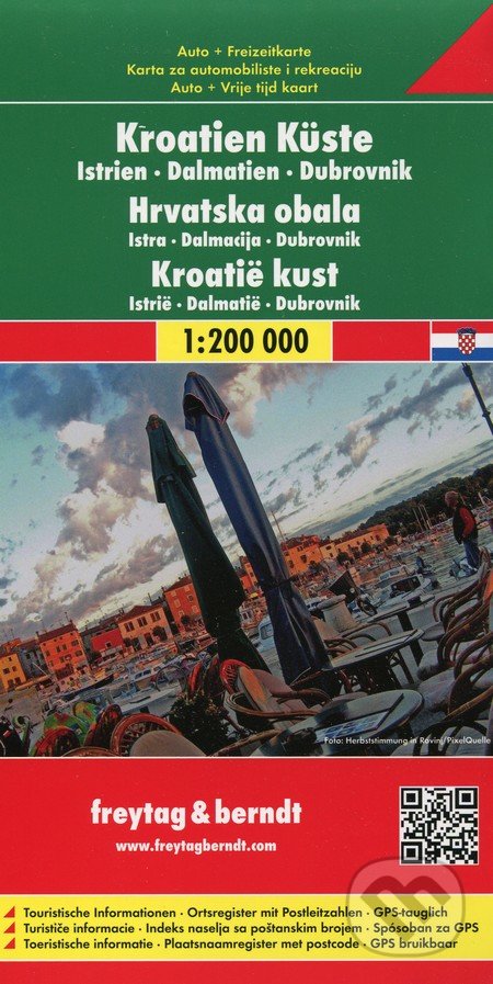 Kroatien Küste 1:200 000, freytag&berndt, 2013