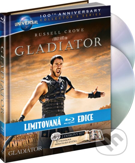 Gladiátor Limitovaná Edice (Bluray - digibook) - Ridley Scott, Bonton Film, 2012