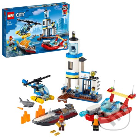 LEGO® City 60308: Pobrežná policajná a hasičská misia, LEGO, 2021