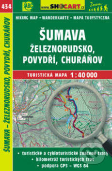 Šumava, Železnorudsko, Povydří, Churáňov 1:40 000, SHOCart, 2011