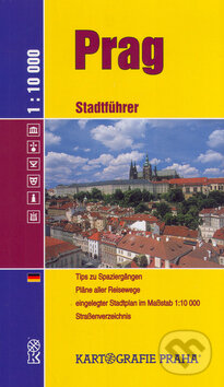 Prah Stadtführer 1:10 000 - Vladimír Janoušek, Kartografie Praha, 2005