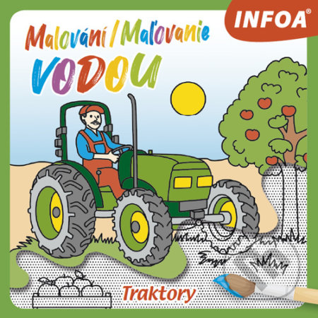 Malování/Maľovanie vodou - Traktory/Traktory, INFOA, 2021