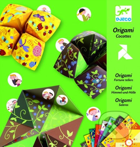 Tvorivá sada Origami - Nebo, peklo, raj (pre chlapcov), Djeco, 2019