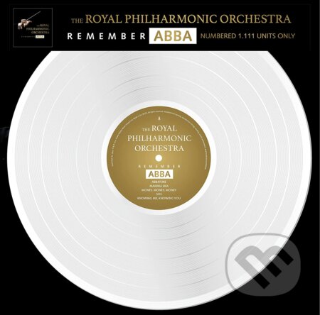 The Royal Philharmonic Orchestra: Remember ABBA (White) LP - The Royal Philharmonic Orchestra, Hudobné albumy, 2021