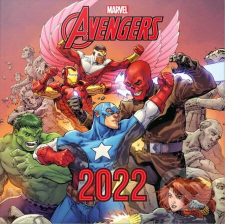 Oficiálny kalendár 2022 s plagátom: Marvel Comics, , 2021