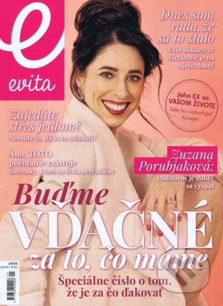 Evita magazín 01/2022, MAFRA Slovakia, 2021