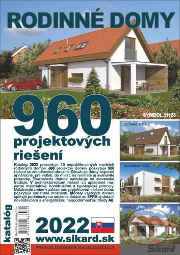 Rodinné domy 2022 (960 projektových riešení) - kniha z kategorie Stavebnictví