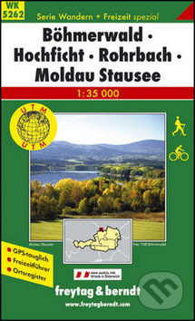Böhmerwald - Hochficht - Rohrbach - Moldau Stausse 1:35 000