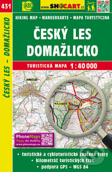 Český les, Domažlicko 1:40 000, SHOCart, 2021