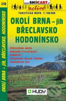 Okolí Brna-jih, Břeclavsko, Hodonínsko 1:100 000, SHOCart, 2010