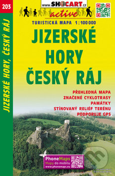Jizerské hory, Český ráj 1:100 000, SHOCart, 2007
