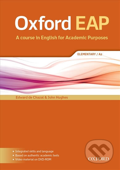 Oxford English for Academic Purposes A2 Student´s Book + DVD-ROM Pack - Edward de Chazal, Oxford University Press, 2015