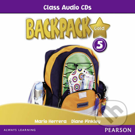 BackPack Gold New Edition 5: Class Audio CD - Mario Herrera - audiokniha z kategorie 1. stupeň