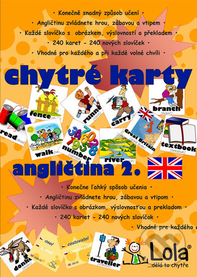 Chytré karty: Angličtina - Slovíčka 2, Chytrá Lola, 2012