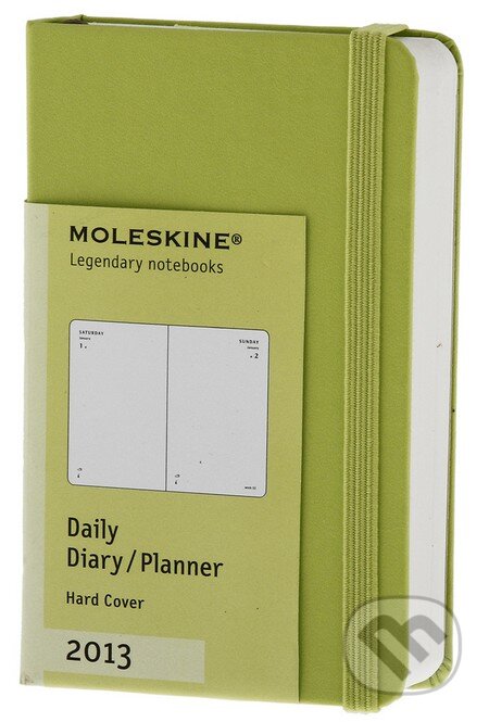 Moleskine - extra malý denný diár 2013 svetlozelený, Moleskine, 2012