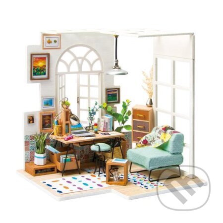 Pracovna (LED 3D puzzle) - puzzle z kategorie Svítící